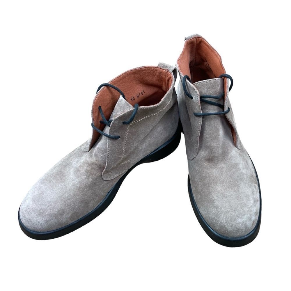 Coach tan suede Braiden boots
